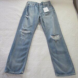 Kancan Jeans 24 90's Boyfriend Blue Light Wash Distressed 11